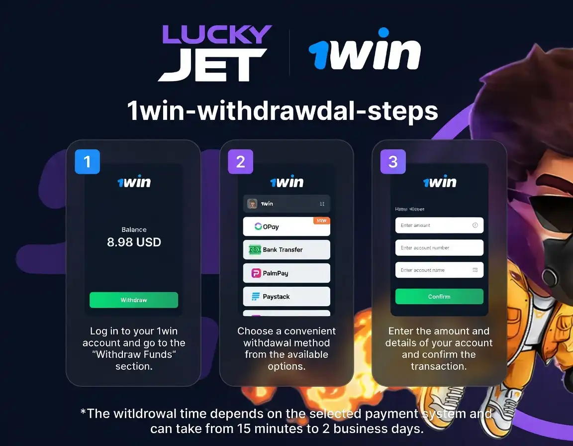How to withdraw from 1Win Nigeria - Step by step